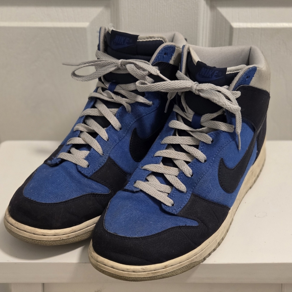 Nike Dunk High Game Royal Denim 2012 Size 13 Dunks Retro Classic